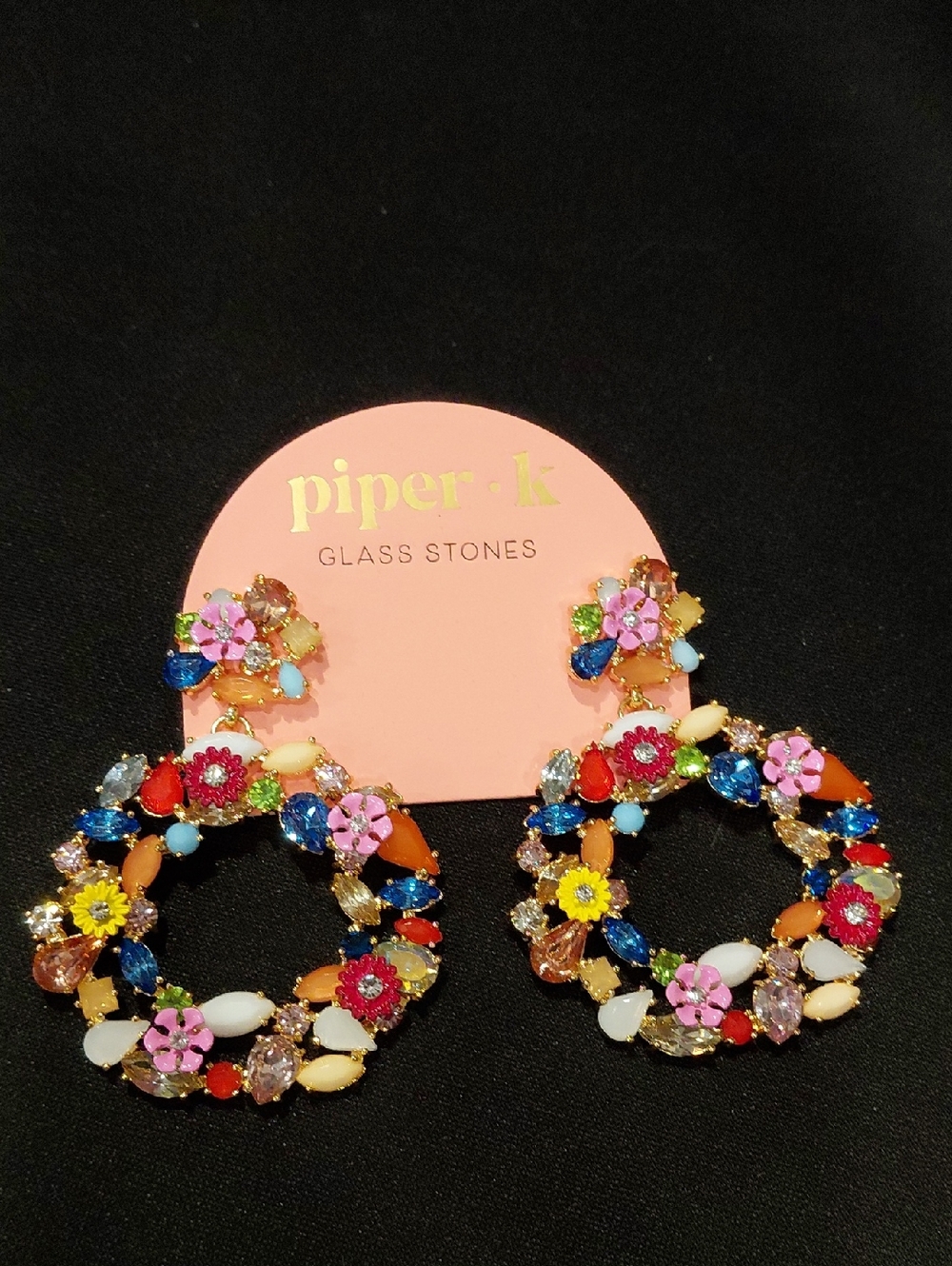 PIPER . K FLORAL EARRINGS